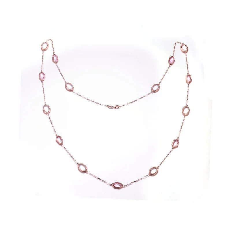 women's stackable necklaces-Isabelle Double Layer Necklace