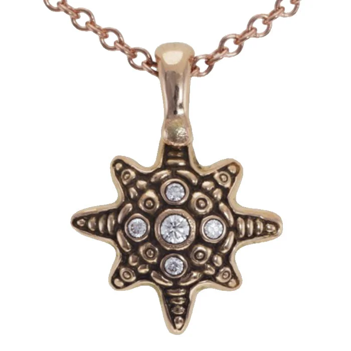 women's chic silver necklaces-Alex Sepkus Starfish Pendant Necklace - M-61RD