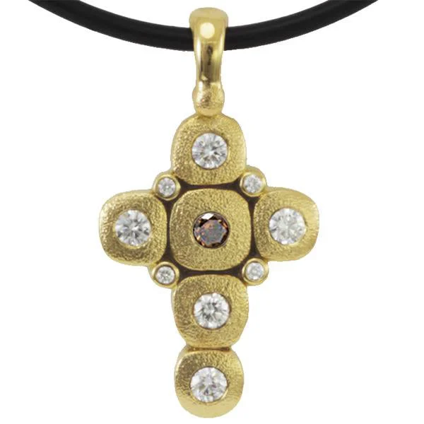 women's modern pendant necklaces-Alex Sepkus Candy Cross Pendant Necklace - M-55DC