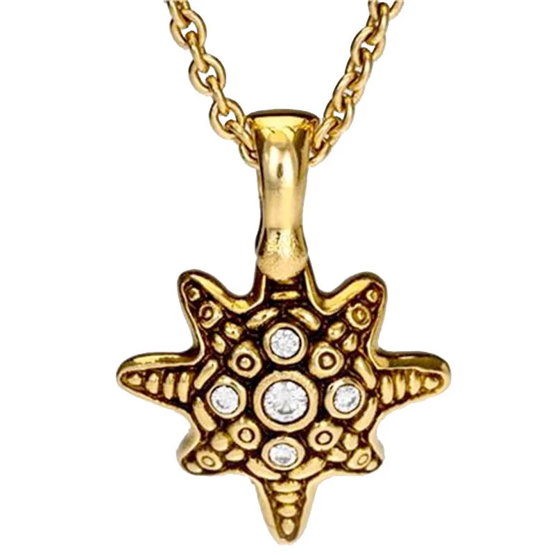 women's designer necklaces-Alex Sepkus Starfish Pendant Necklace - M-61D