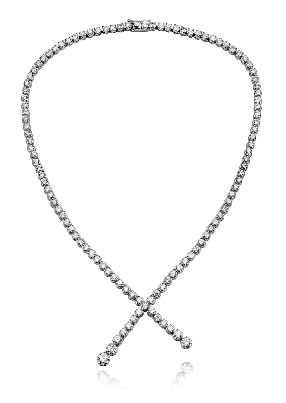 women's multi-layer necklaces-Marie Crossover Necklace