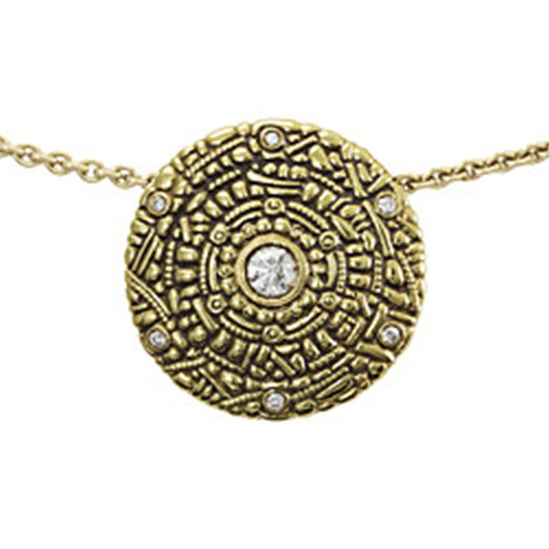 women's large pendants necklaces-Alex Sepkus Shield Pendant Necklace - M-4519