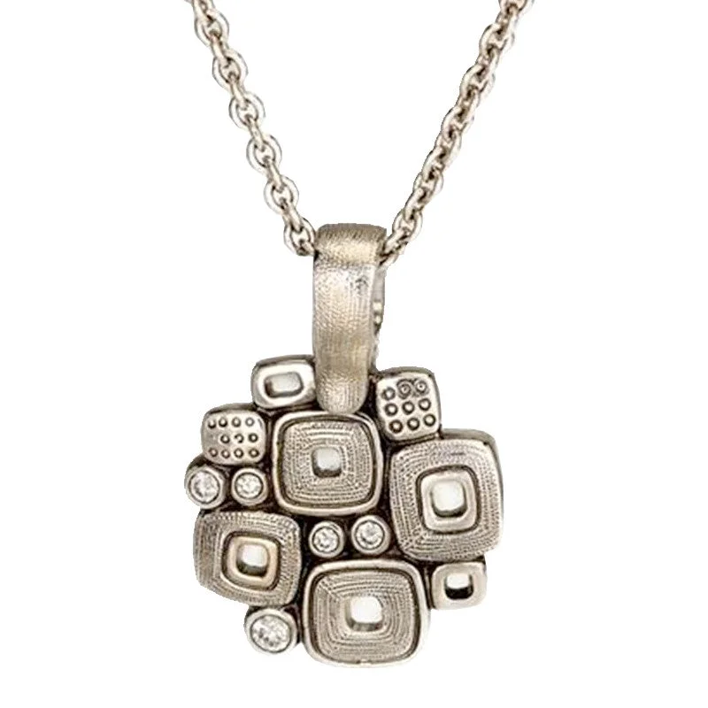 women's contemporary necklaces-Alex Sepkus Little Windows Pendant Necklace - M-59P