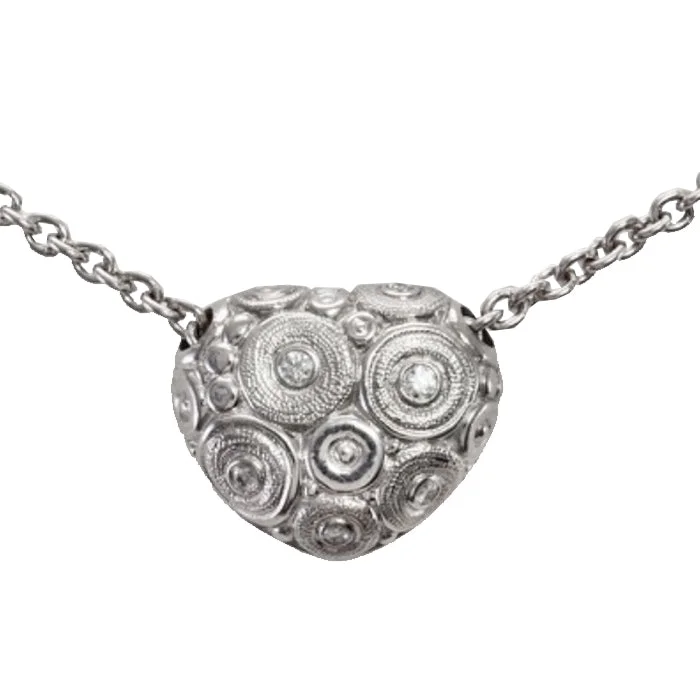 women's lockets necklaces-Alex Sepkus Heart Shaped Pendant Necklace - M-22P15P