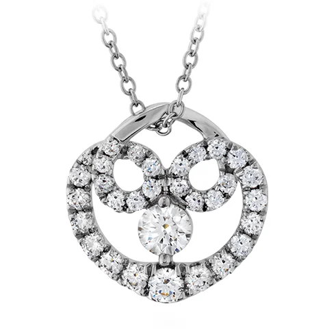 women's lockets necklaces-Hearts On Fire Copley Diamond Heart Pendant Necklace