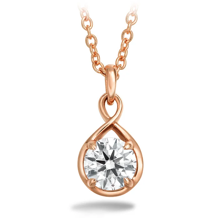 women's bridal necklaces-Hearts On Fire Optima Drop Diamond Pendant Necklace