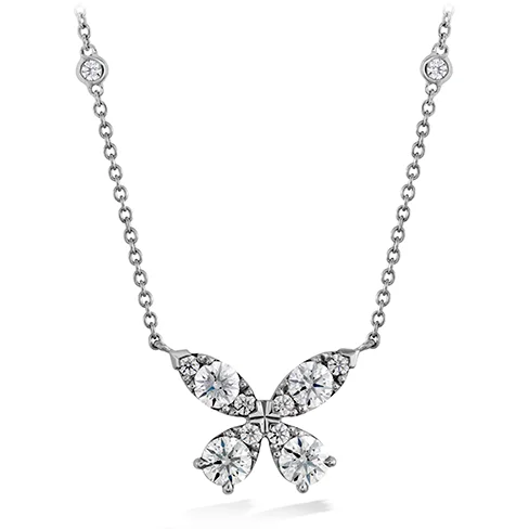 women's personalized necklaces-Hearts On Fire Aerial Diamond Pendant Necklace