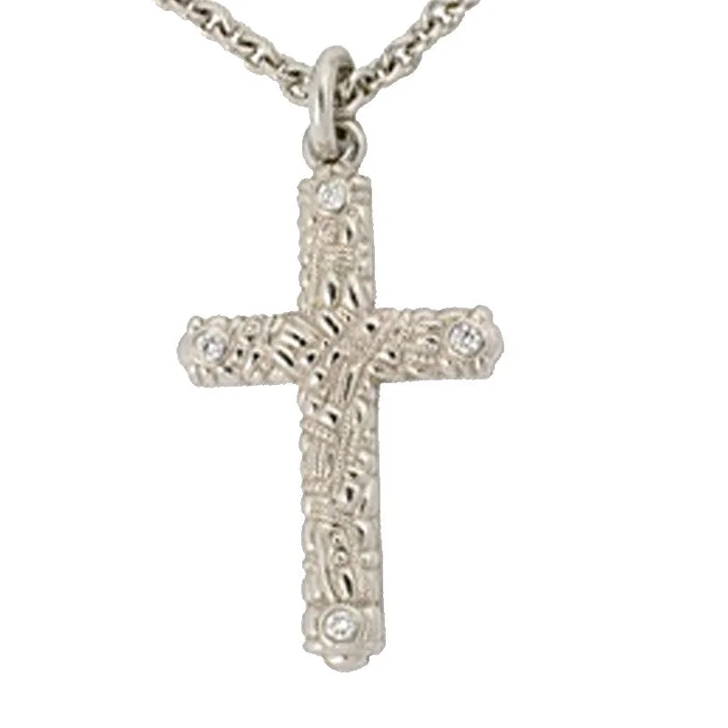 women's romantic necklaces-Alex Sepkus Cross Pendant Necklace - M-1PD