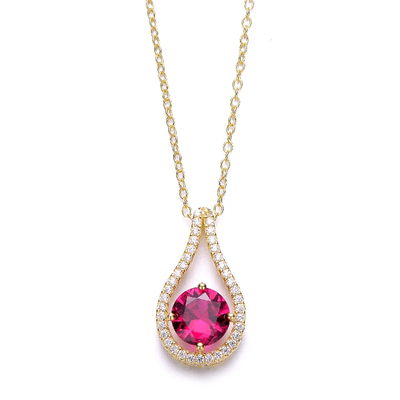 women's pendant necklaces-Constance Midi Bright Pendant Necklace