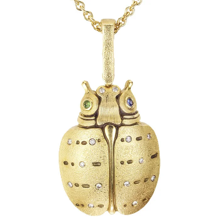 women's multi-layer necklaces-Alex Sepkus Big Bug Pendant Necklace - M-125S