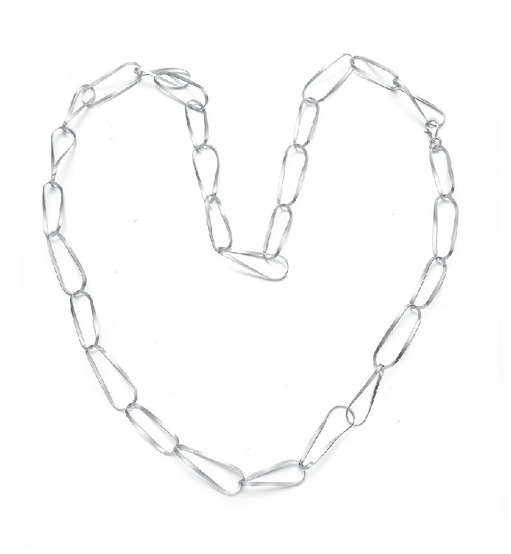 women's diamond necklaces-Sylvie Boho Link Necklace