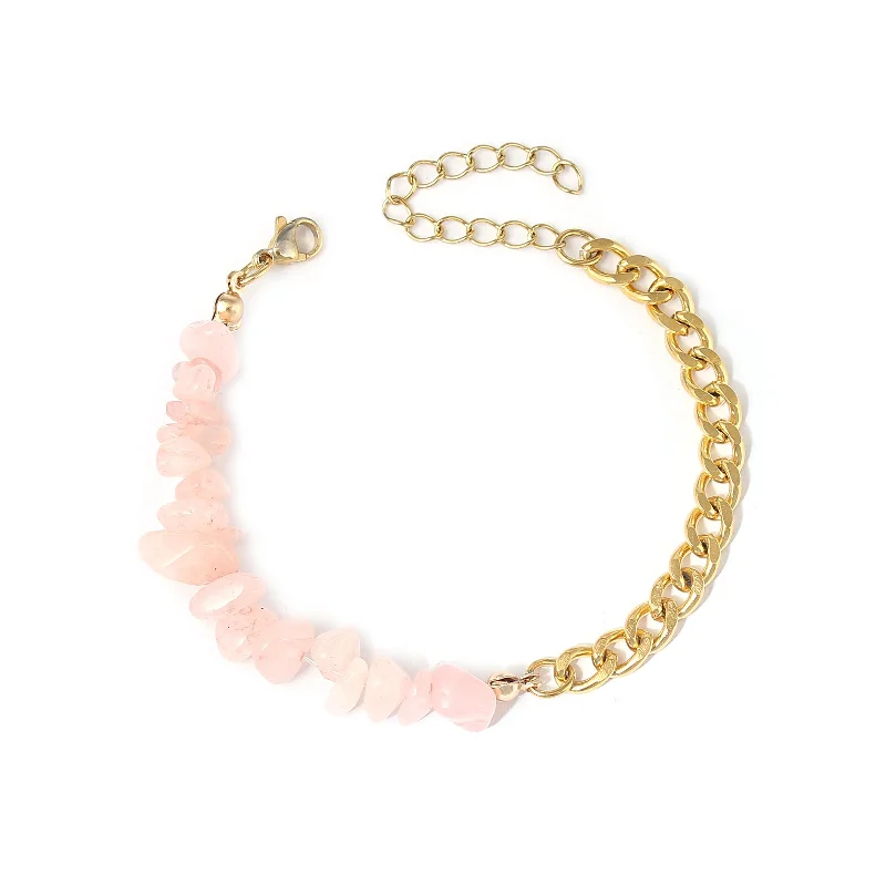 Pink Crystal Gravel Gold