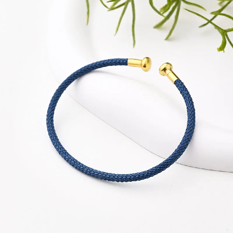 Adjustable Bracelet (Navy Blue)