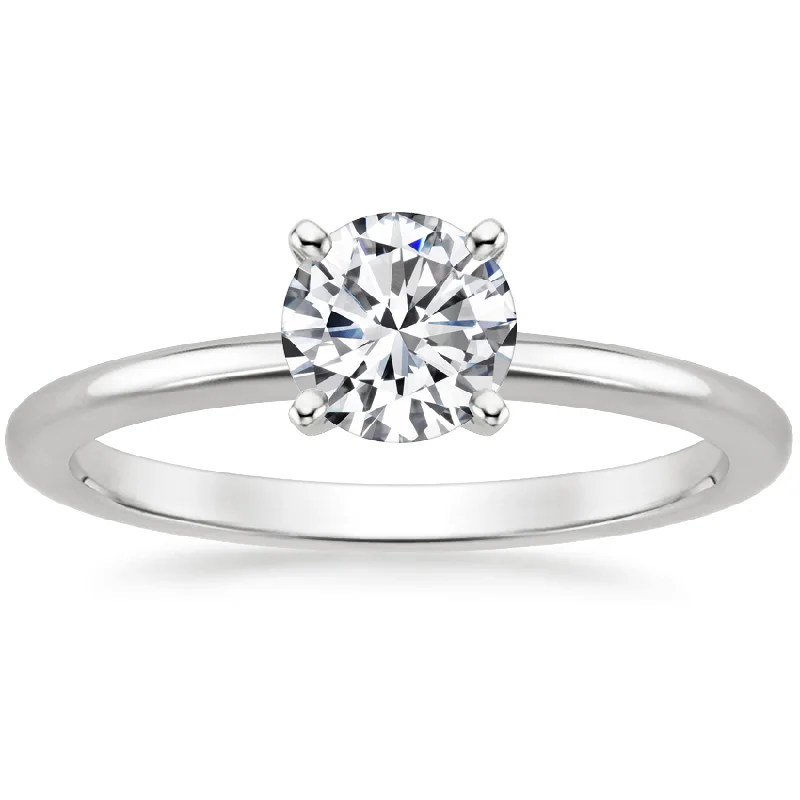 women's eco-friendly engagement rings-Traditional Diamond Engagement Ring