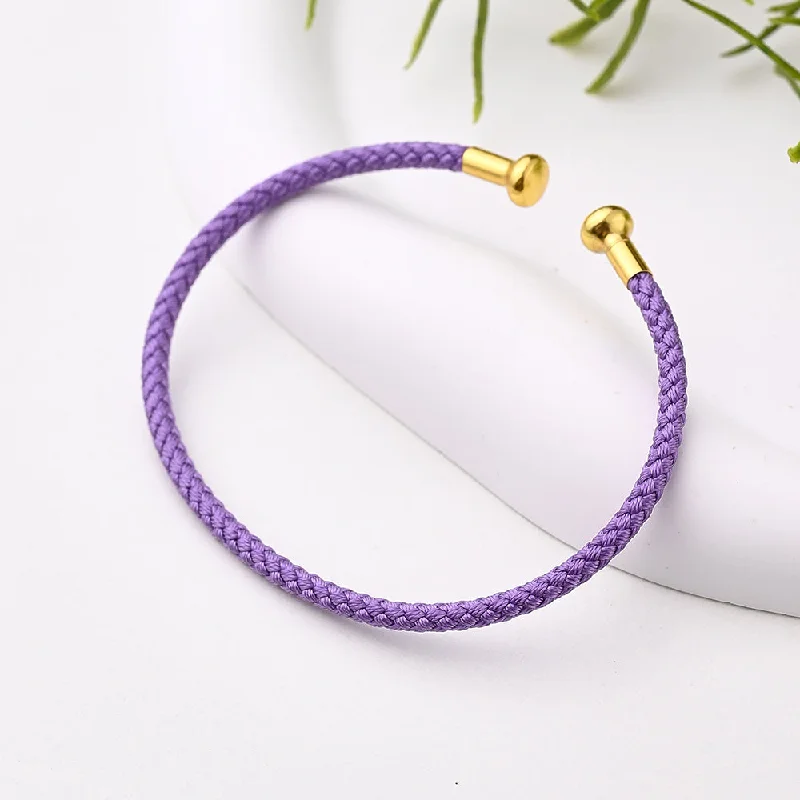 Adjustable Bracelet (Lavender Purple)