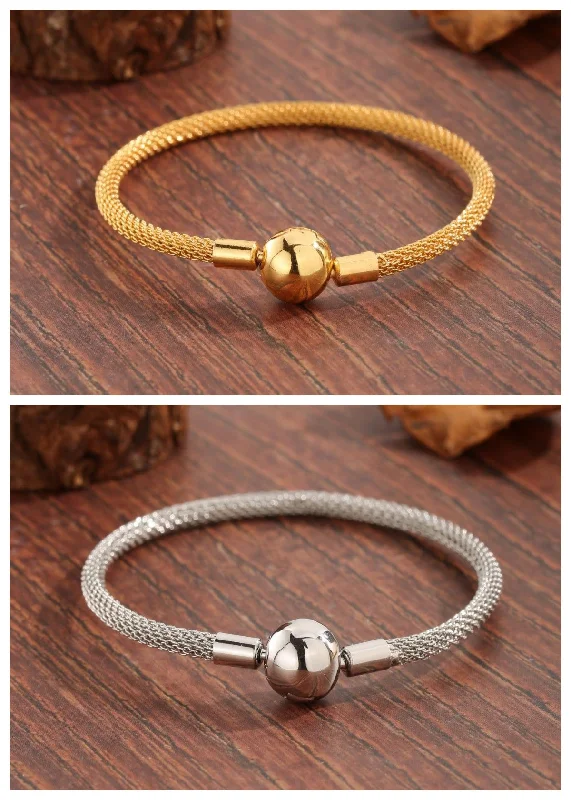 women's wedding bracelets-Modern Style Simple Style Commute Round Copper Plating Wristband