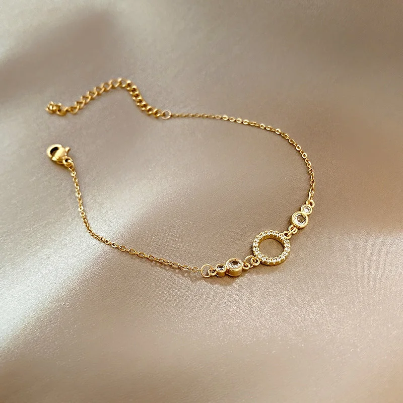 Circle Bracelet-S132 Gold