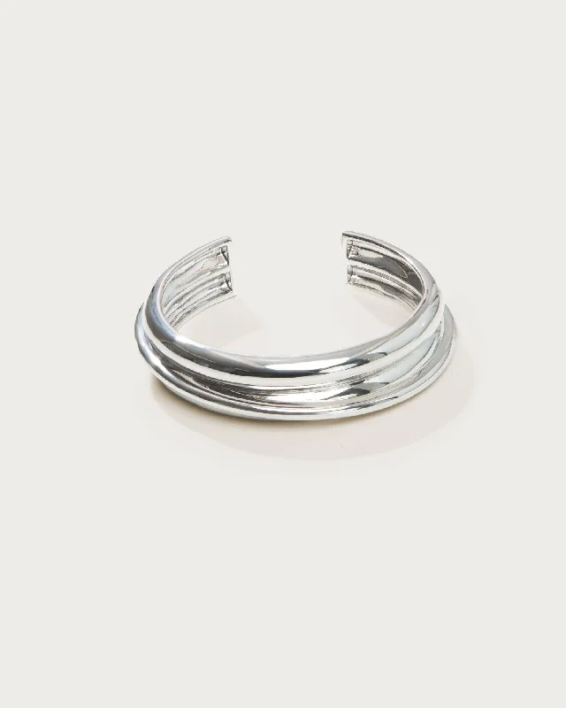 women's wedding bangles-Bangles on Bangles in Silver