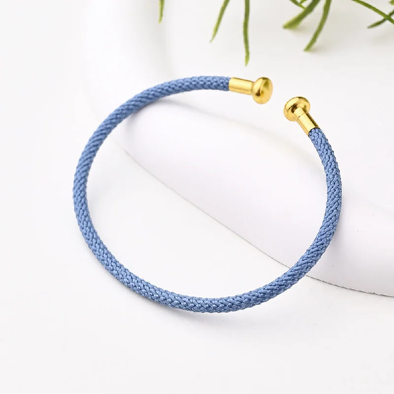 Adjustable Bracelet (Haze Blue)