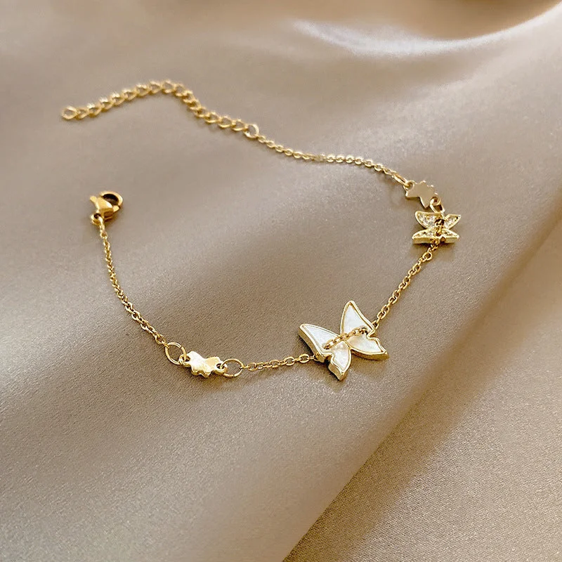 Butterfly Bracelet-S125 Gold