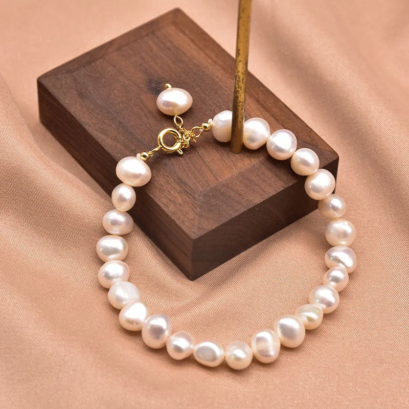 Double Display Small Pearl Bracelet