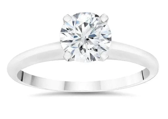 women's stackable engagement rings-Lab Grown Diamond Engagement Rings