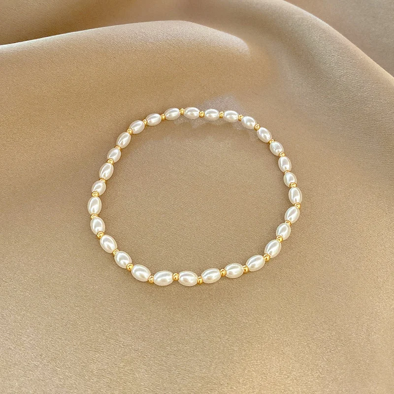 a String of Pearl Bracelet-S316