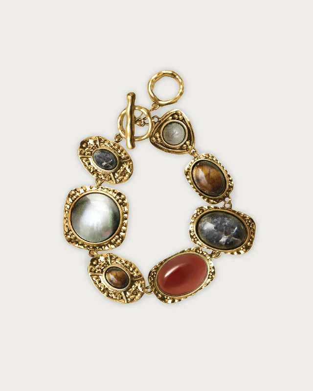 women's luxury gemstone bracelets-Athena Bracelet in Gold