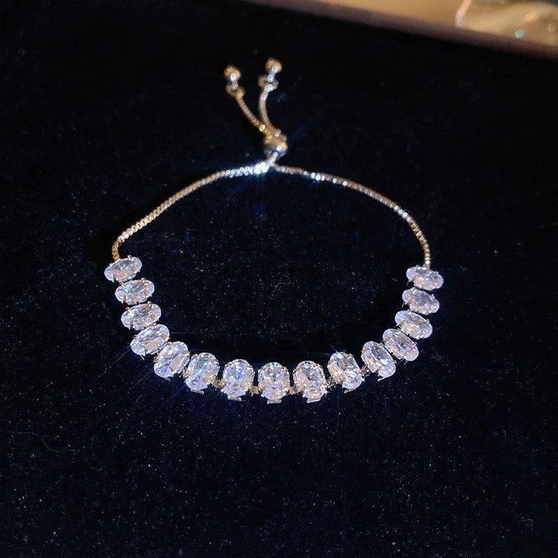 20# Bracelet-Silver Oval