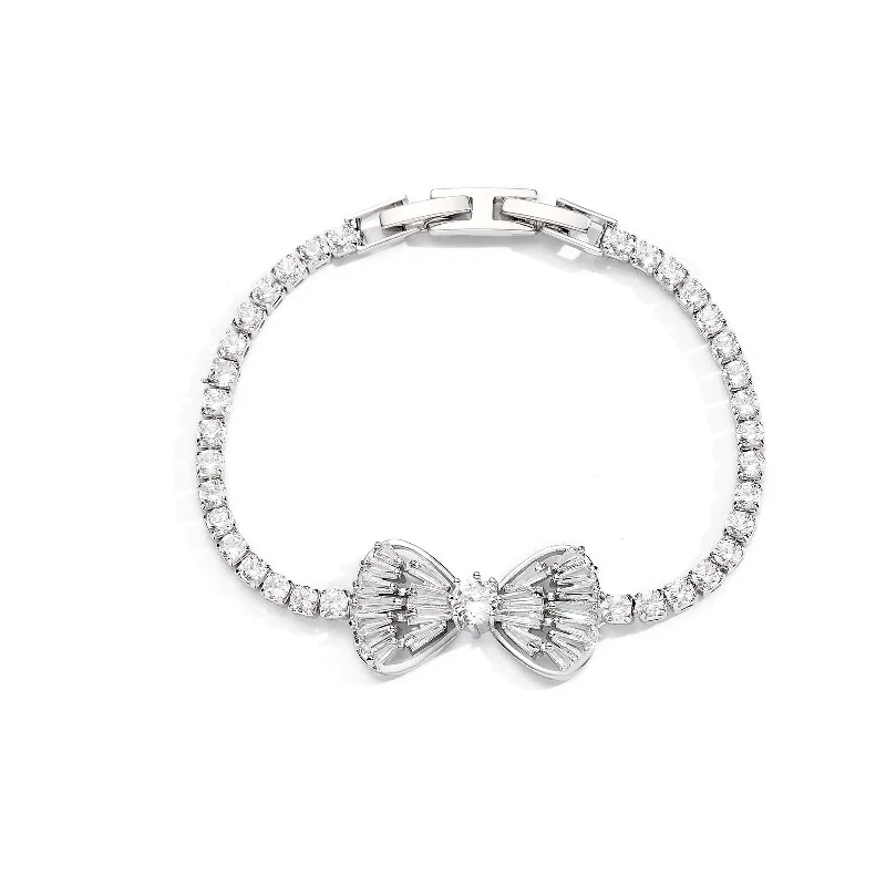 Bow Knot-Yx906 Silver