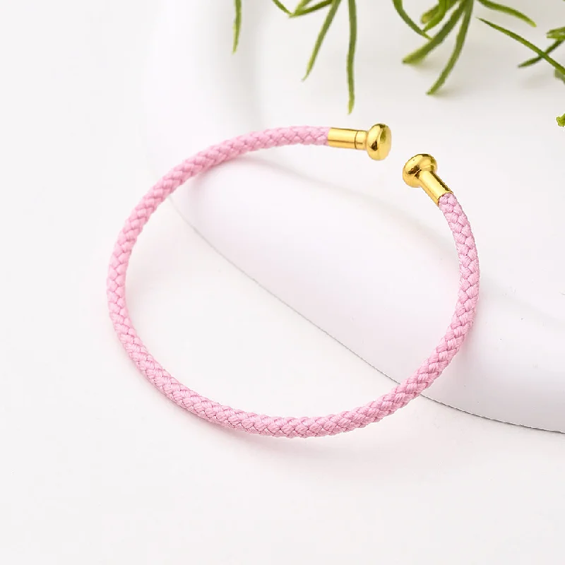 Adjustable Bracelet (Light Pink)