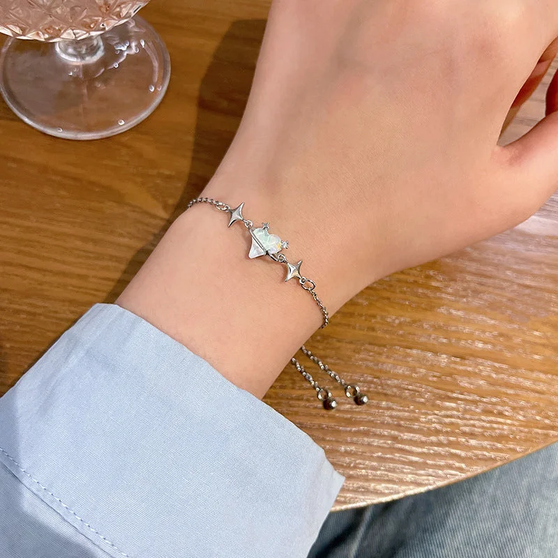 S369 Silver-Shiny Love Bracelet