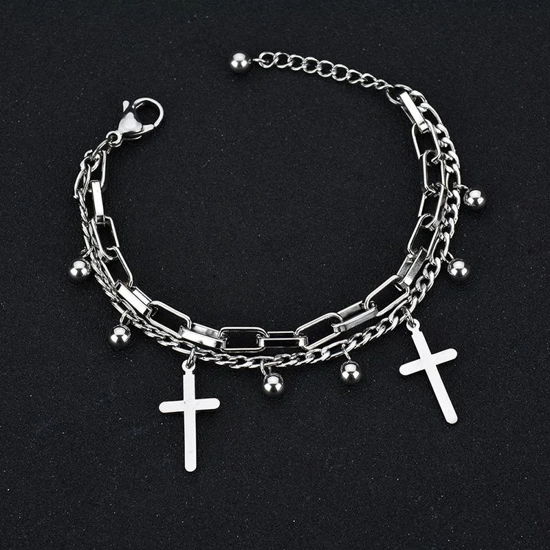 Double Layer Cross Steel Color