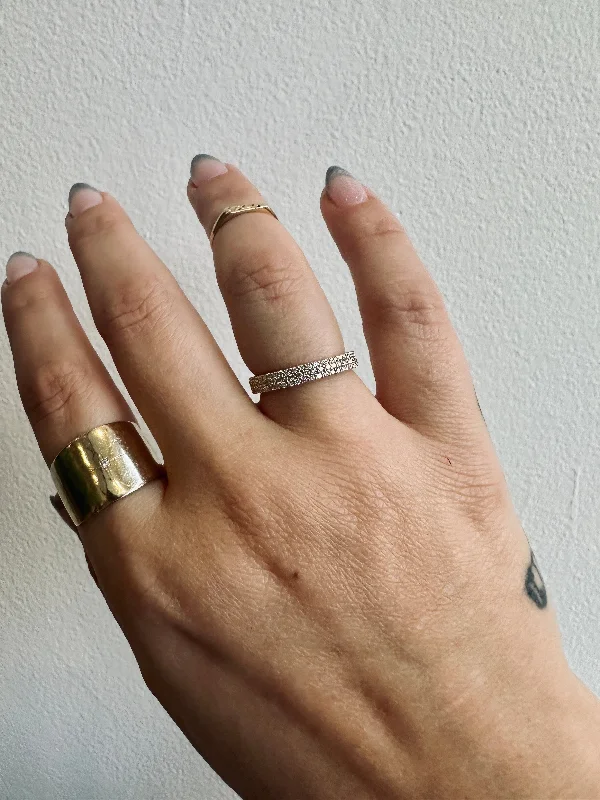 women's eco-friendly engagement rings-DIAMOND POTIONS BAND // WEDDING BAND