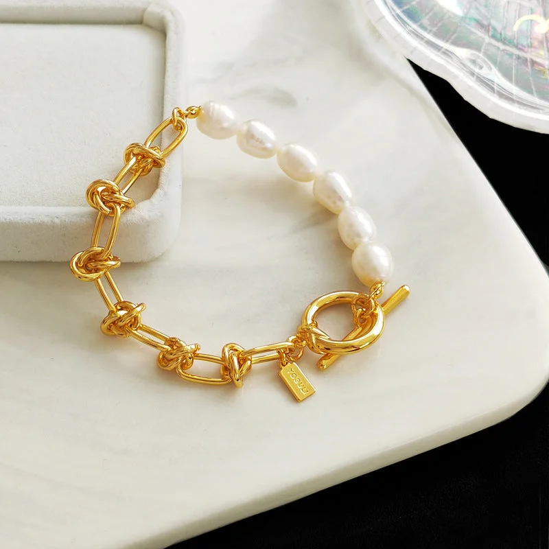 One Pearl Bracelet