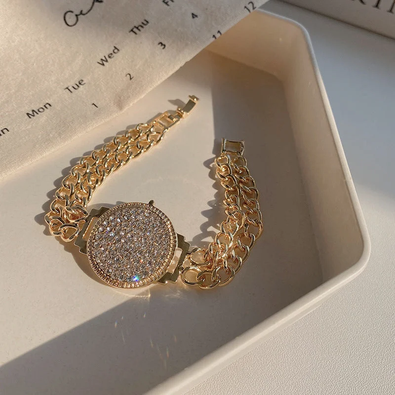 S066 Gold-Watch Bracelet